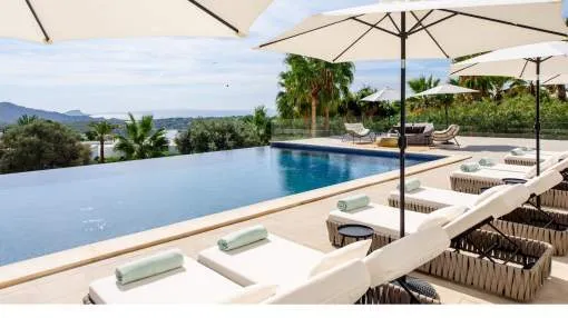 Modern luxury VIlla with exclusive Sea View in Vista Alegre- S. Jose - Ibiza Modern luxury VIlla with exclusive Sea View in Vista Alegre- S. Jose - Ibiza